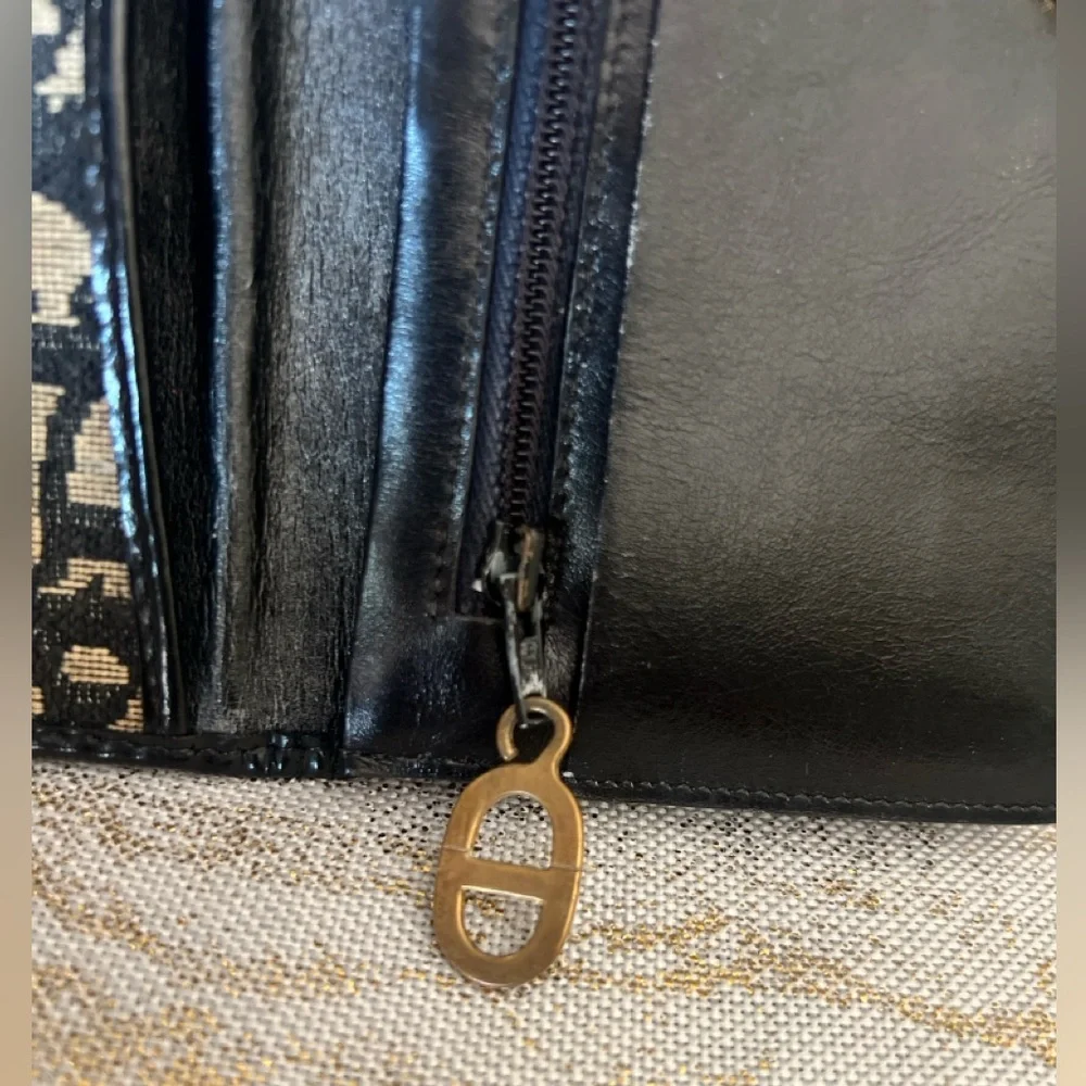 💙 Authentic Vintage Jacquard Dior Wallet